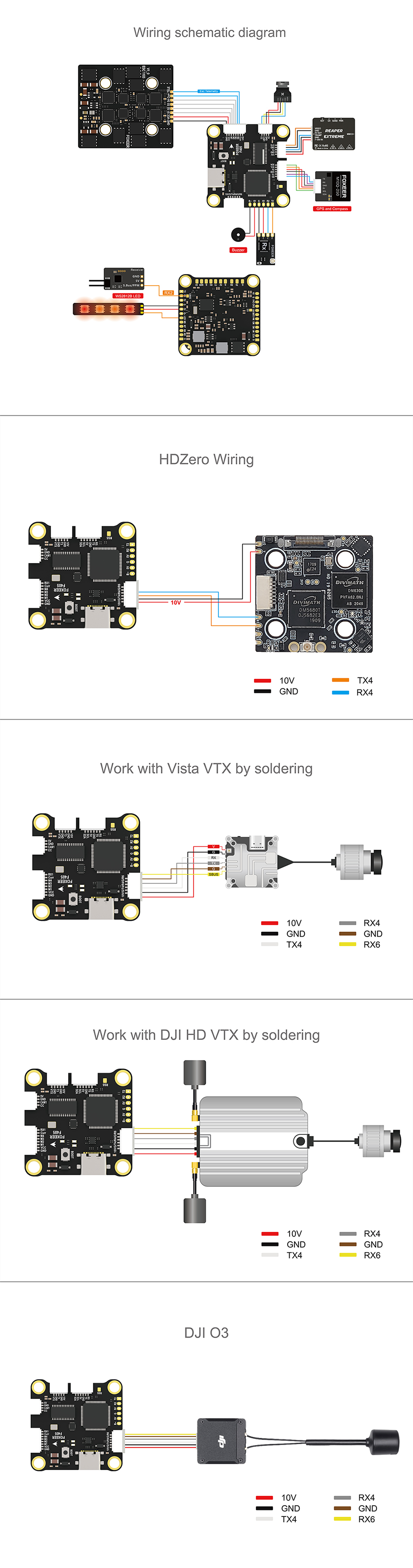 ¾Ë¾¾¹ðÅ© Æø½Ã¾î F405 V2 FC Reaper 55A ESC 8S Stack 2