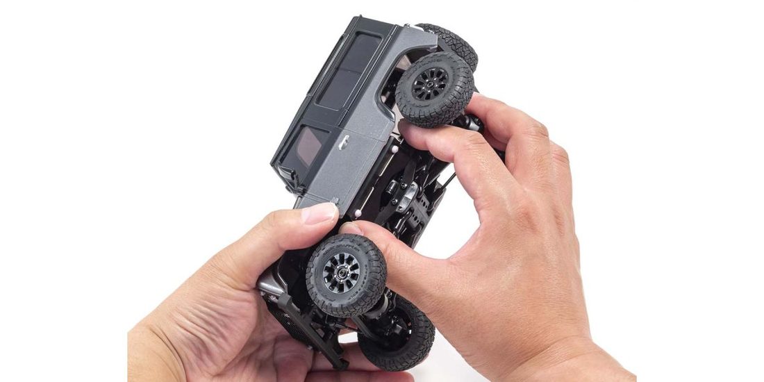 �˾���ũ KY32526GM [KYOSHO] MX-01 r/s Land Rover Defender 90 Gray 12