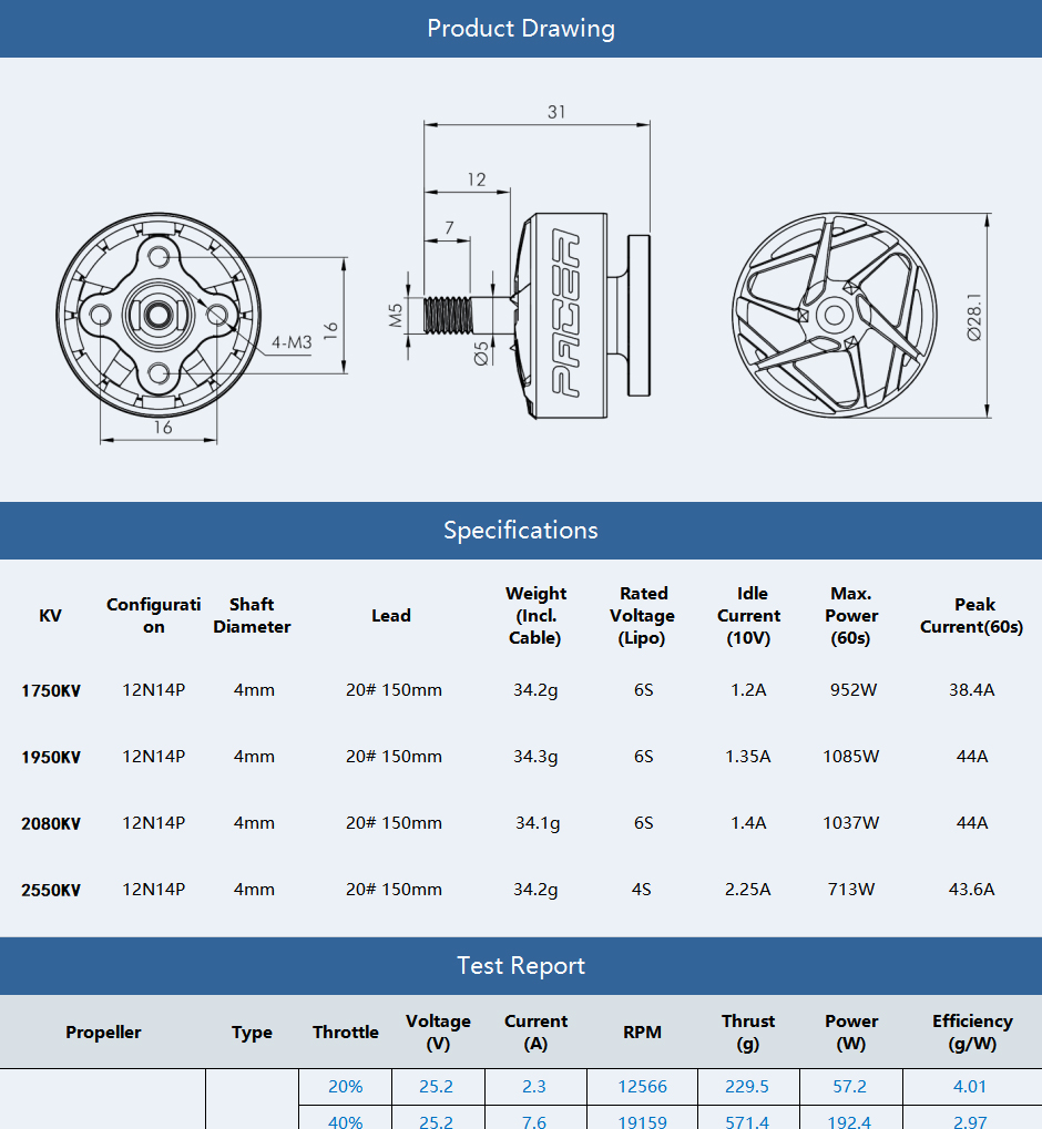 �˾���ũ  [T-MOTOR] P2207 V3 2550KV ������Ÿ�� ���� 11