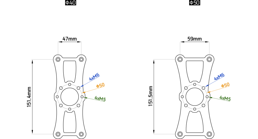¾Ë¾¾¹ðÅ© T-MOTOR U15, U15II ¾Ë·ç¹Ì´½ ¸ðÅ͸¶¿îÆ® 1