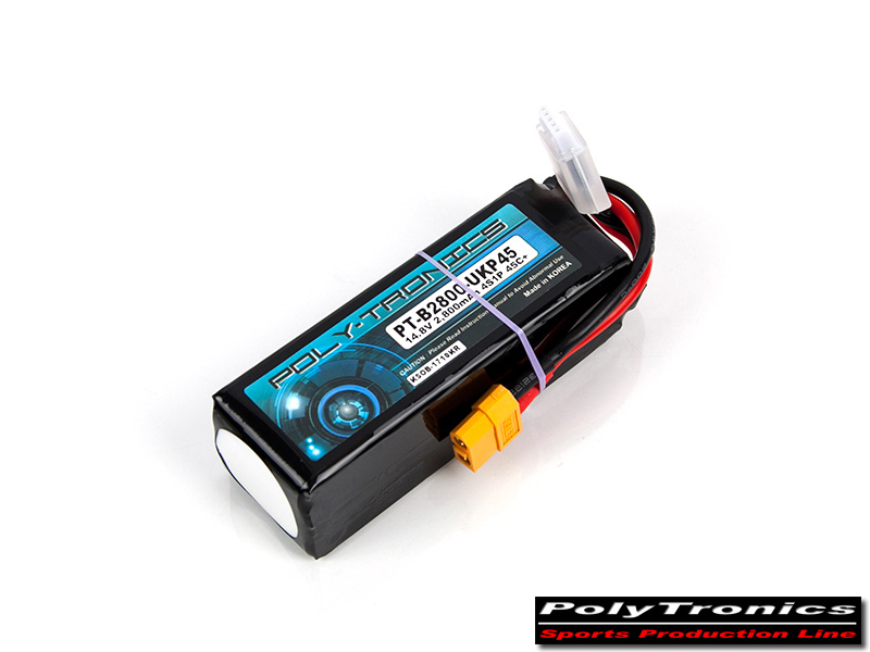 ¾Ë¾¾¹ðÅ© PT-B2800_UKP45_4 PT-B2800N-UKP45 (14.8V, 4S1P, 45C+) ¸®Æ¬Æú¸®¸Ó ¹èÅ͸® - XT60 2