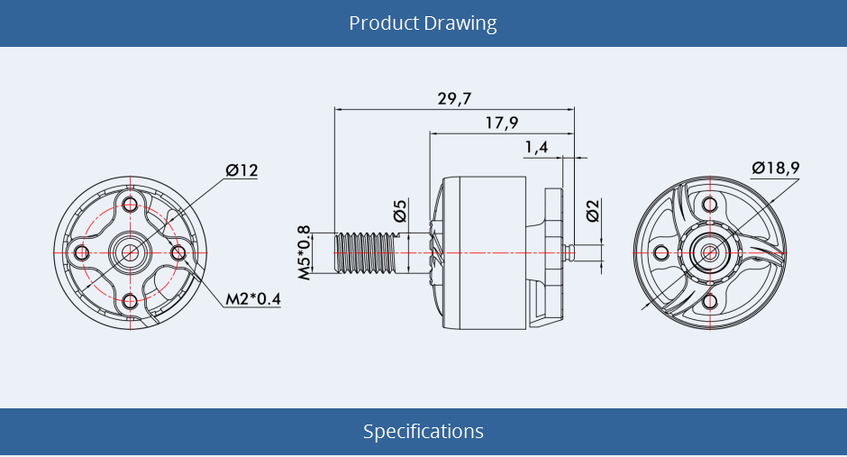 ¾Ë¾¾¹ðÅ© T-motor F1507 2700kv ¸ðÅÍ (½Ã³×Äg) - ´ÜÁ¾ 6