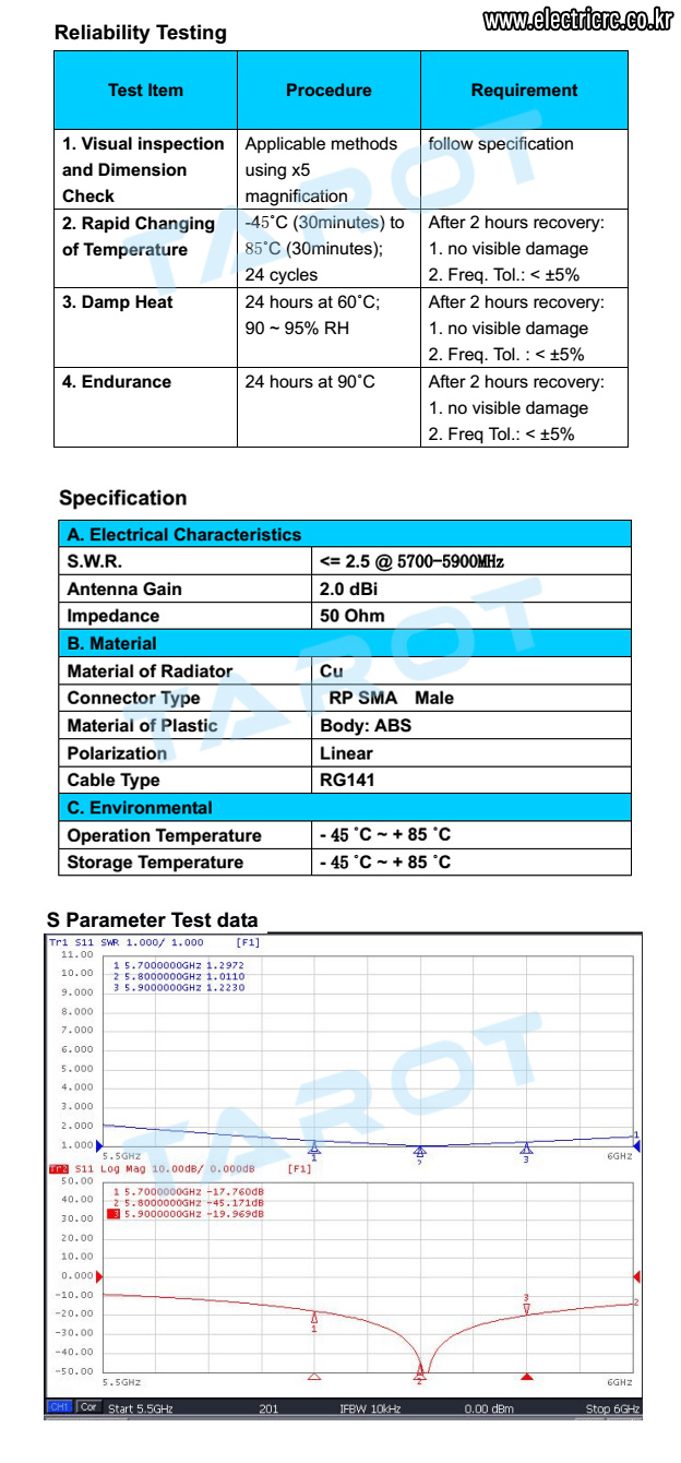 �˾���ũ TL300K2-CVH [TR] 5.8Ghz TX Clover Short Type ���׳�(RP-SMA/Hole Type/Vertical) 4