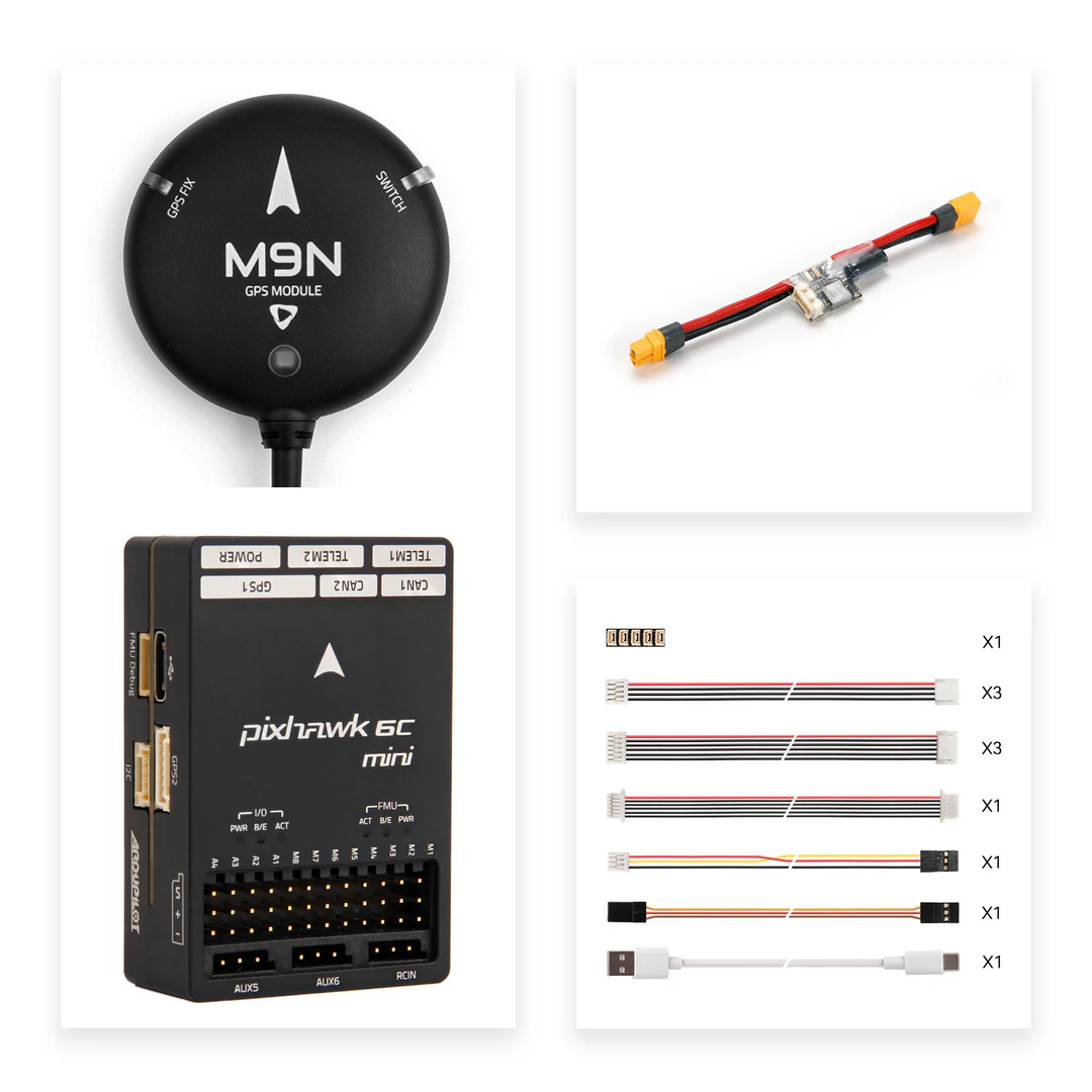 �˾���ũ HL-11079 [Holybro] Ȧ����� �Ƚ�ȣũ 6C �̴� B + PM02 V3 �Ŀ���� + M9N GPS 1