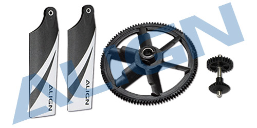 �˾���ũ H45G004XXW [ALIGN] T-Rex450 104T M0.6 Autorotation Tail Drive Upgrade Set 2