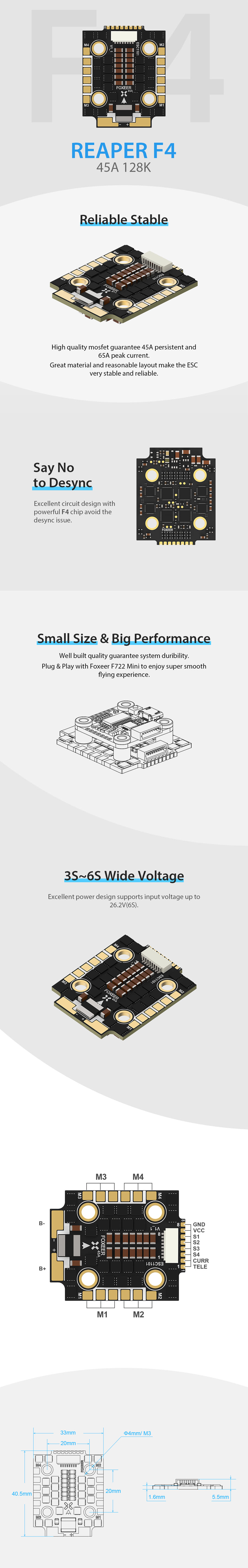 �˾���ũ  ���þ� Reaper F4 �̴� 128K 45A 4in1 2020 ���ӱ� 1