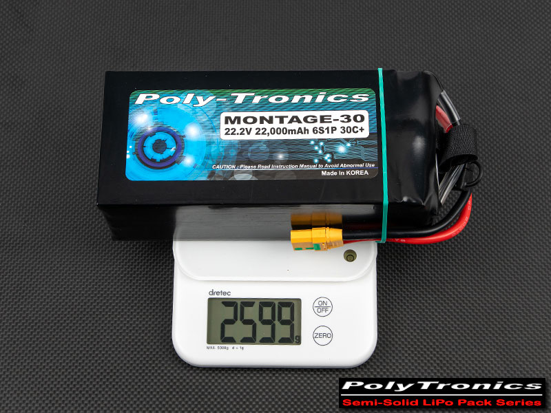 �˾���ũ PT-B36000_SS-6S [HYBRID] PT-B36000-SS-6S (22.2V/6S1P /XT90-S/Semi-Solid) �ݰ�ü ���͸� 7