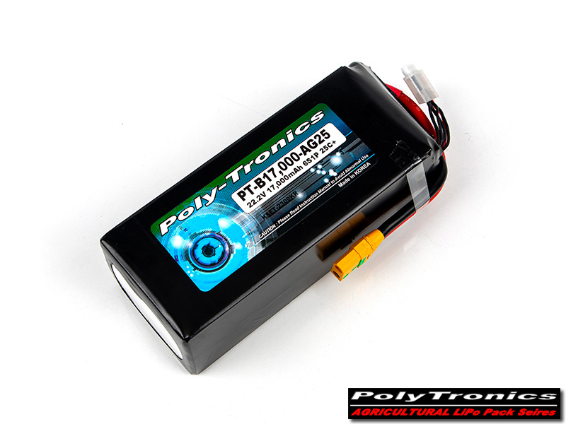¾Ë¾¾¹ðÅ© PT-B17K-AG25-6S PT-B17000-AG25 (22.2V, 6S1P, 25C+) ¸®Æ¬Æú¸®¸Ó ¹èÅ͸® - XT90 2
