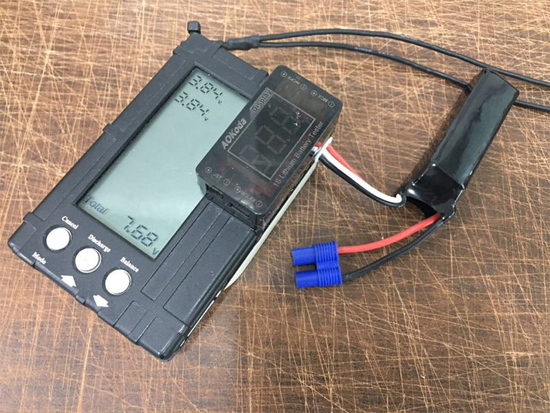 �˾���ũ 600-2S-25C [PEAKPOWER] 7.4V 600mah 25C ��Ƭ������ ���͸� - EC3 1