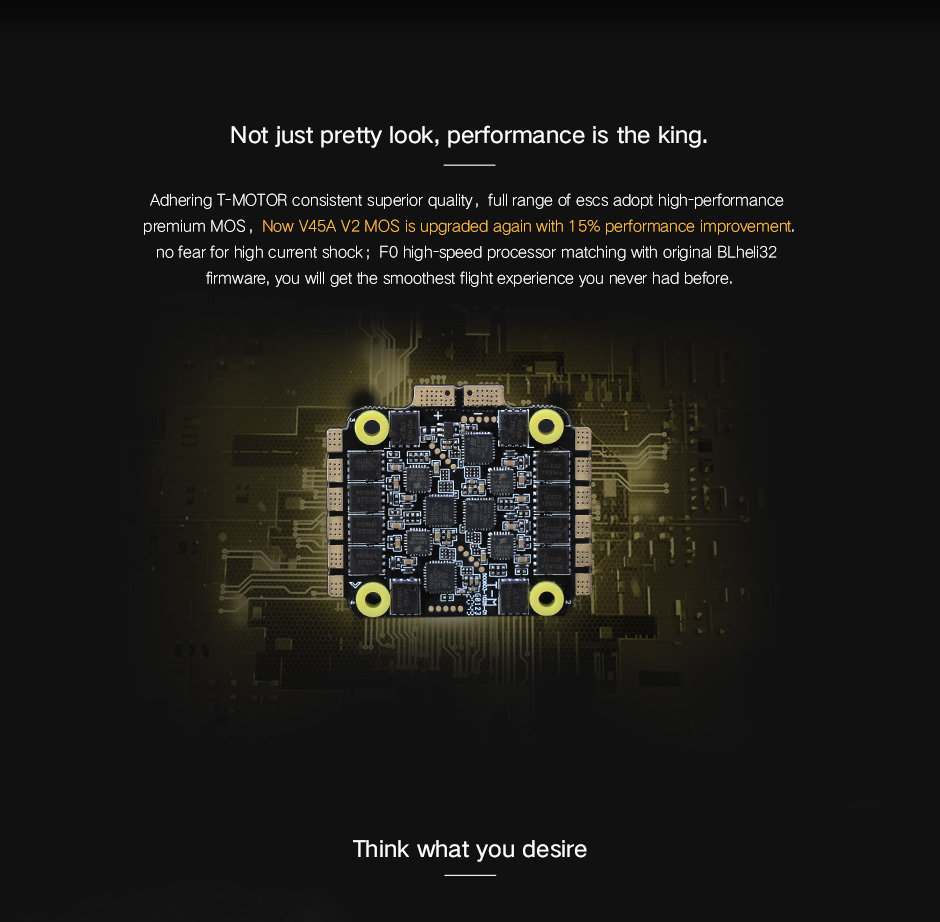 ¾Ë¾¾¹ðÅ© T-motor V45A V2 4in1 º¯¼Ó±â (3-6S, Blheli32) 3