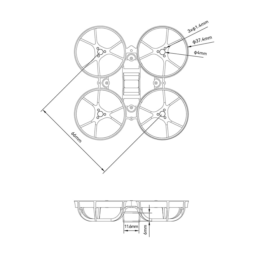 �˾���ũ  ������ Ŷ (BETAFPV Meteor65 PRO) 3
