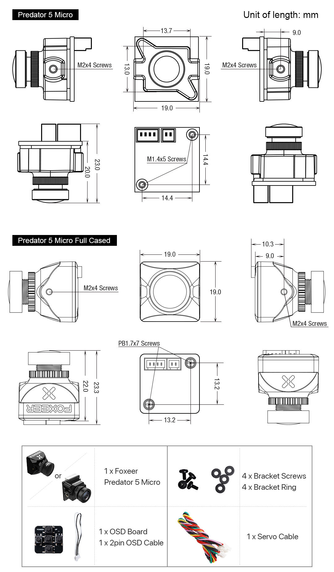 �˾���ũ  [Foxeer] ���þ� �������� ����ũ�� V5 Ǯ���̽� ī�޶� (����, 1.7mm) 4
