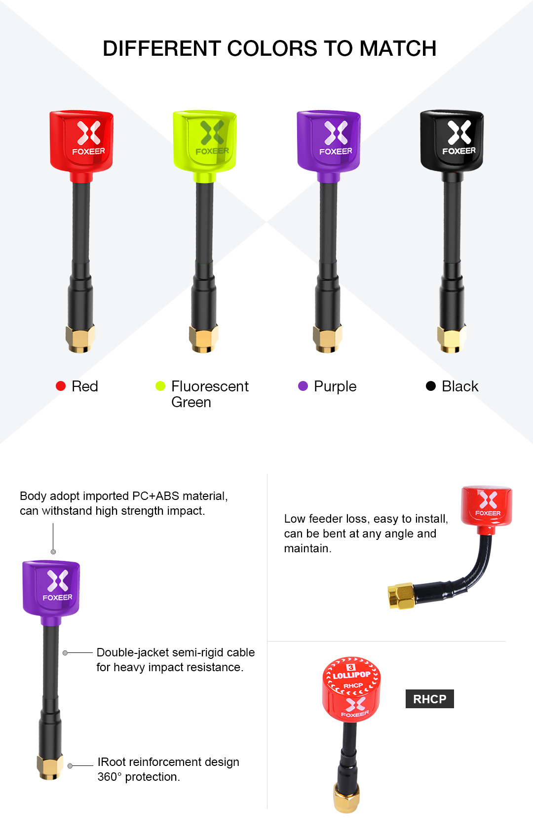 ¾Ë¾¾¹ðÅ© PA1435 Æø½Ã¾î Lollipop3 5.8G RHCP/SMA Antenna (´Üǰ, 1pcs, ·¹µå) 3