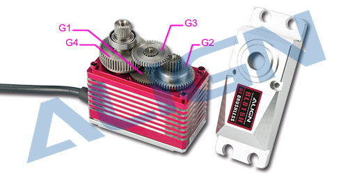 �˾���ũ HSP81501T [ALIGN] BL815H Servo Gear Set 2