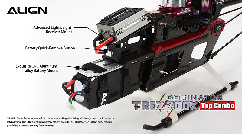 �˾���ũ RH70E35XW [ALIGN] T-Rex700X Dominator TOP Combo 11