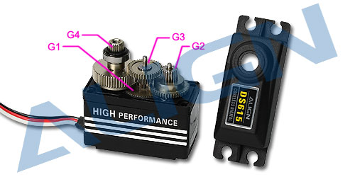 �˾���ũ HSP61501T [ALIGN] DS615 Servo Gear Set 2