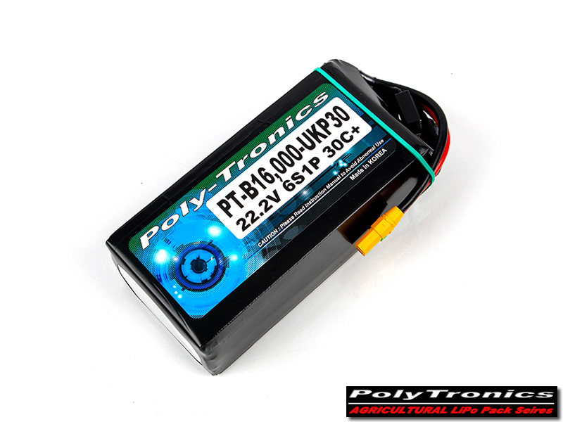 ¾Ë¾¾¹ðÅ© PT-B16K-UKP30-6S PT-B16000-UKP30 (22.2V, 6S1P, 30C+/D.C/XT90S) ¸®Æ¬Æú¸®¸Ó ¹èÅ͸® - XT90 ¾ÈƼ½ºÆÄÅ© 2