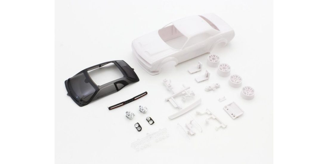 �˾���ũ KYMZN203 [KYOSHO] DODGE CHALLENGER SRT White Body Set w/Wh 1
