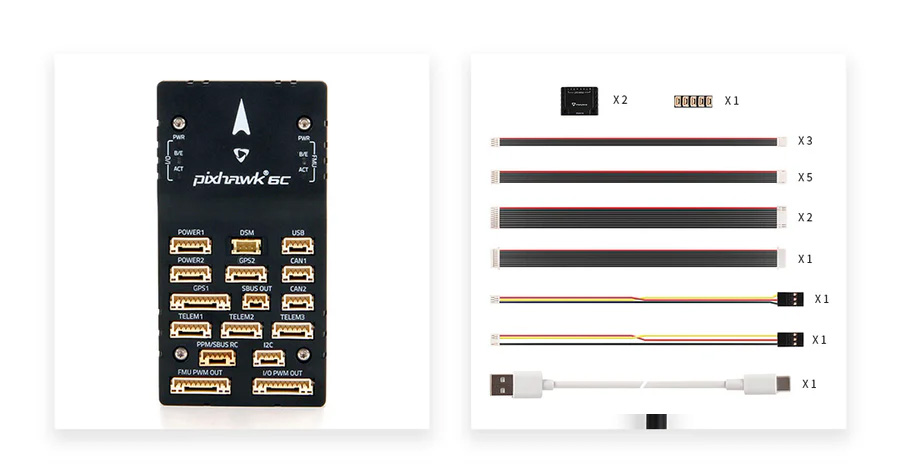 �˾���ũ HL-11055 [Holybro] �Ƚ�ȣũ 6C Pixhawk 6C (�˷�̴� ���̽�) Standard Set 2
