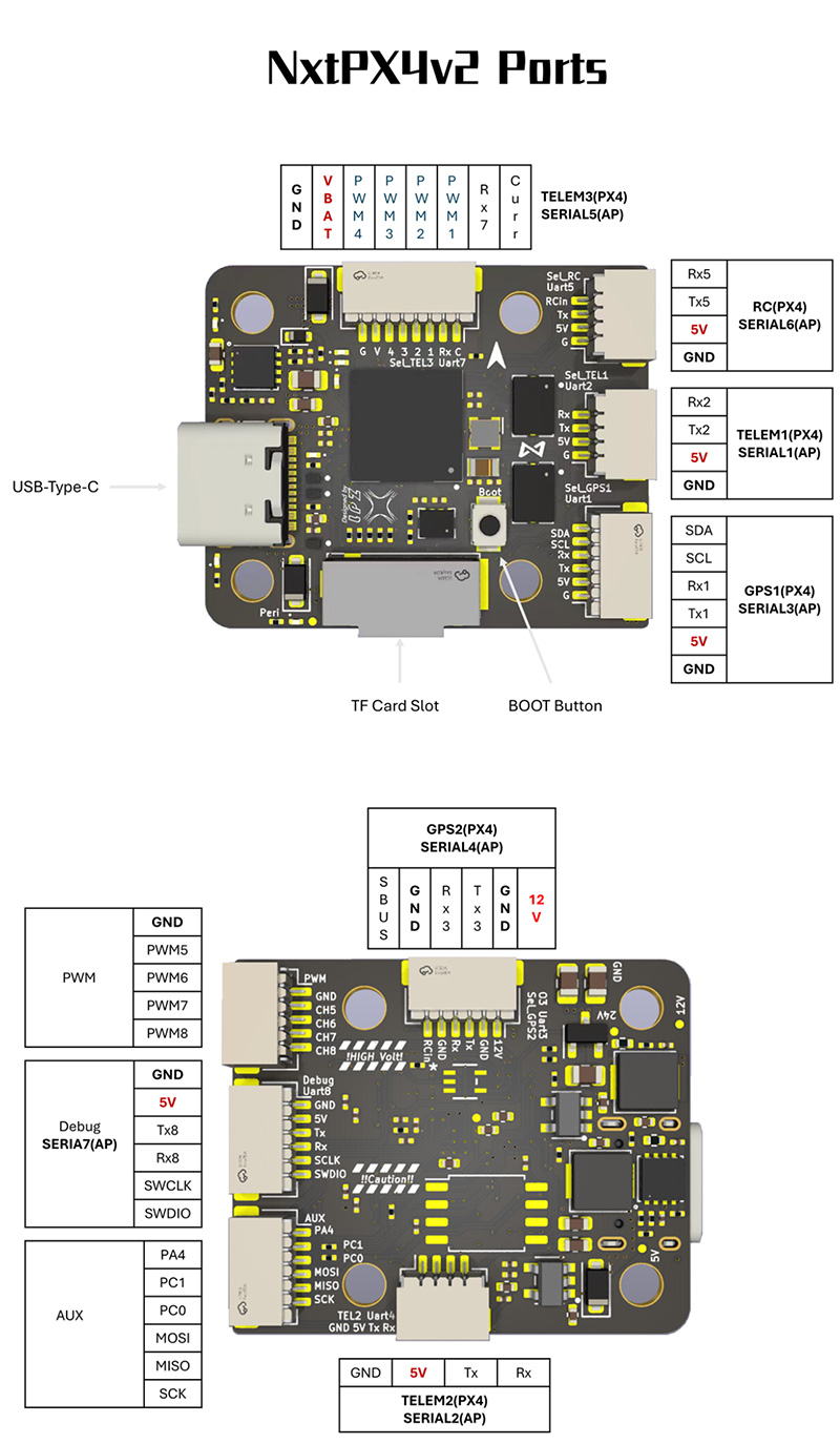 �˾���ũ NxtPX4v2-FC [MicoAir] ���ڿ��� NxtPX4v2 �Ƚ�ȣũ PX4 ���� ��Ʈ�ѷ� 2