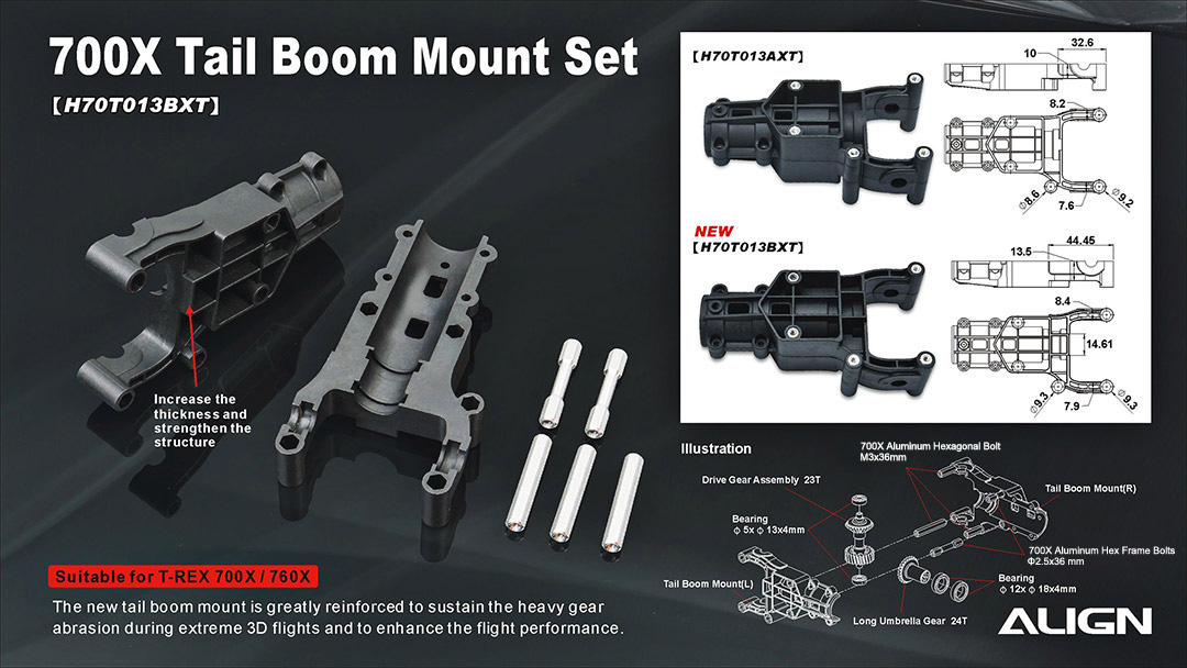 �˾���ũ H70T013BXW [ALIGN] T-Rex700X ���� �� ����Ʈ ��Ʈ 1