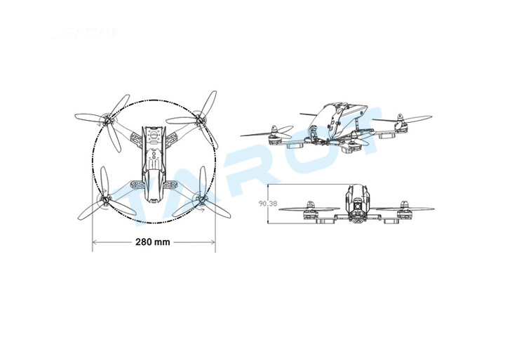 �˾���ũ TL250C [TR] 250C FPV Racer (KIT) - Version.2 13