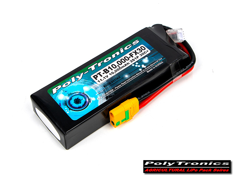 �˾���ũ PT-B10K-FX30-3S PT-B10000-FX30 (11.1V, 3S1P, 30C+/JST-XT) ��Ƭ ������ ���͸� - XT90S ��Ƽ����ũ 2