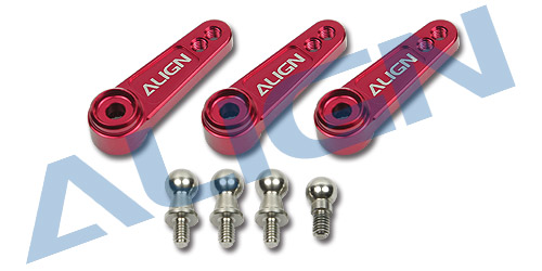 �˾���ũ HSP61015QR [ALIGN] D6FF Metal Servo Horn(M2.5) - Red (700X) 1