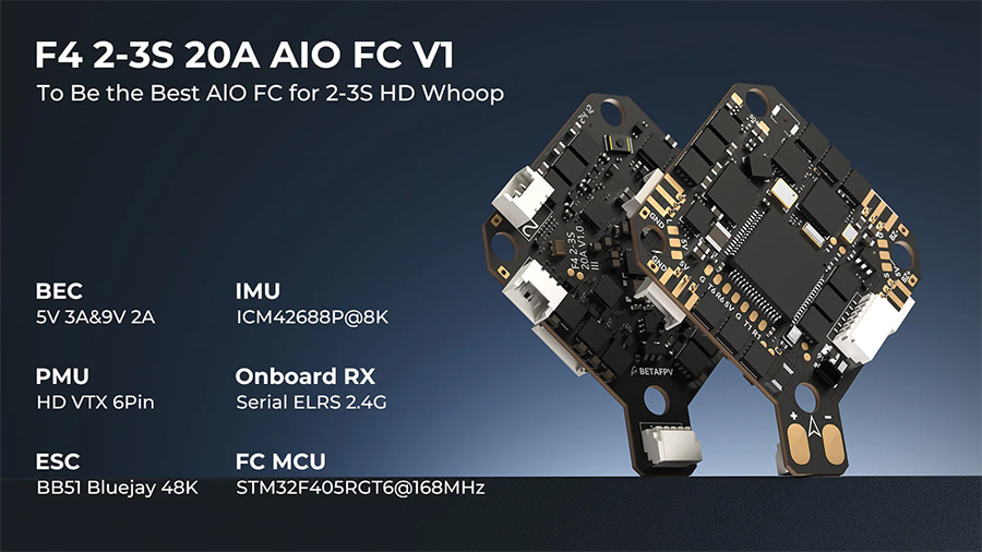 �˾���ũ  BETAFPV Pavo20 PRO ll ����������(ELRS, DJI O4 )