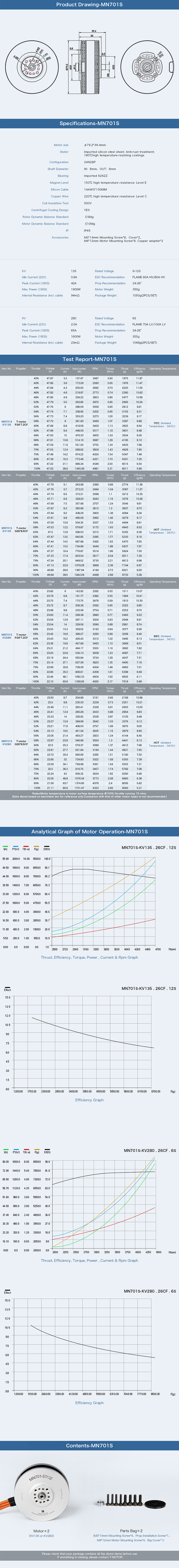 �˾���ũ  [T-MOTOR] Ƽ���� MN701S 280KV �귯������ ���� 2�� ��Ʈ 2