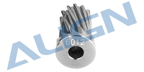 �˾���ũ H70G010XXW [ALIGN] T-Rex700E/800 Motor Slant Thread Pinion Gear 12T (L27) 2
