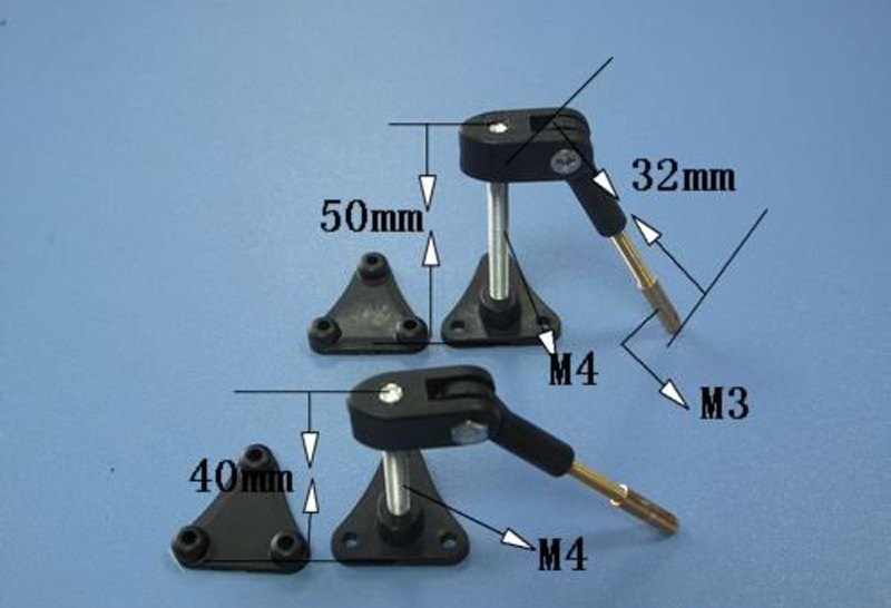 �˾���ũ  Adjustable Control Horns Clevis Bearing M4x50mm 1set 5