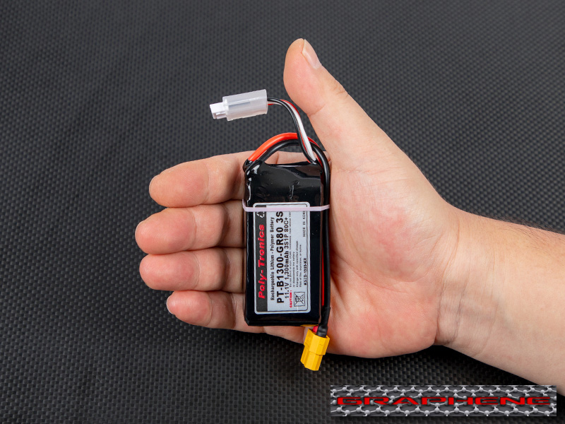 �˾���ũ GRP-1300-GR80-3S [PT] Graphene1300-GR80 (11.1V, 3S1P, 80C+/JST-XT) ��Ƭ������ ���͸� - XT60 5