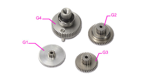 �˾���ũ HSP70001T [ALIGN] BL700H Servo Gear Set 1