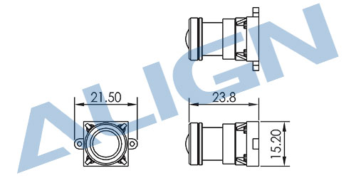 �˾���ũ HEA183001HT [ALIGN] MR25 1830 90 Degree POV DV Camera for Upgrade 2