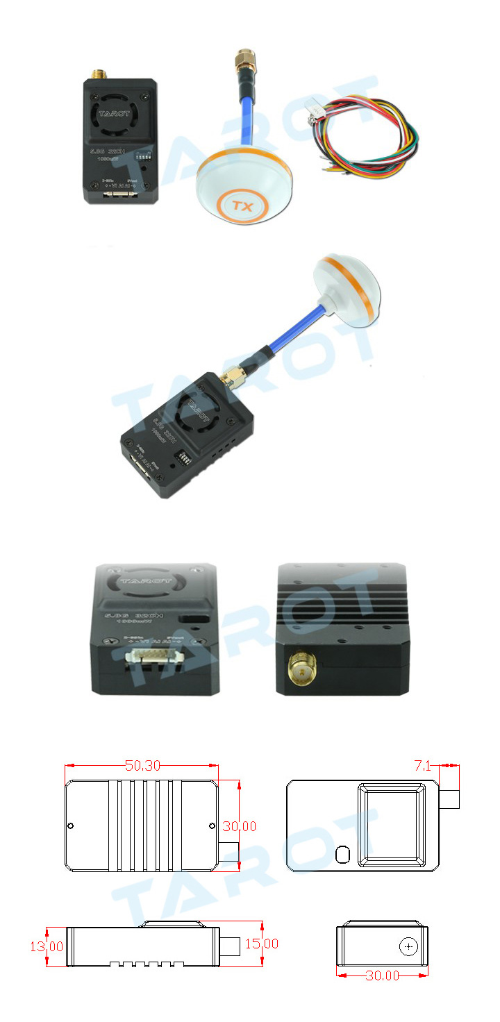 �˾���ũ TL300N4 [TAROT] FPV 1000mW ����۽ź��� + ���׳� ��Ʈ (���Ŵ���) 1