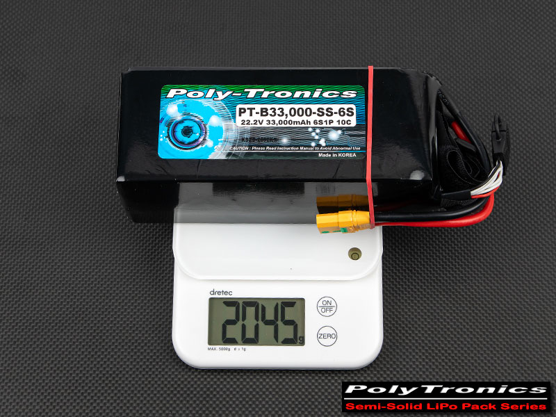�˾���ũ PT-B33000_SS-6S [HYBRID] PT-B33000-SS-6S (22.2V/6S1P /XT90-S/Semi-Solid) �ݰ�ü ���͸� 6
