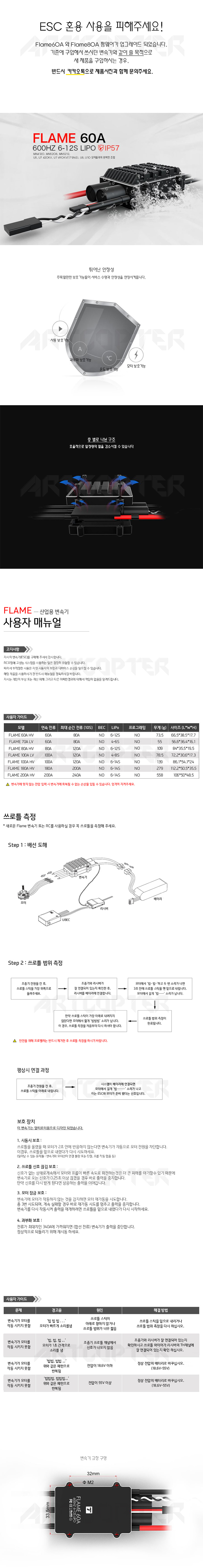 �˾���ũ  [T-MOTOR] Flame 60A HV �귯������ ���ӱ� 1