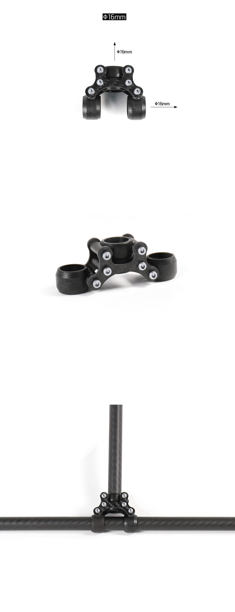 ¾Ë¾¾¹ðÅ© 90µµ °üÀý Ä«º» ÆÄÀÌÇÁ Ȧ´õ- ¥Õ16+16mm 1