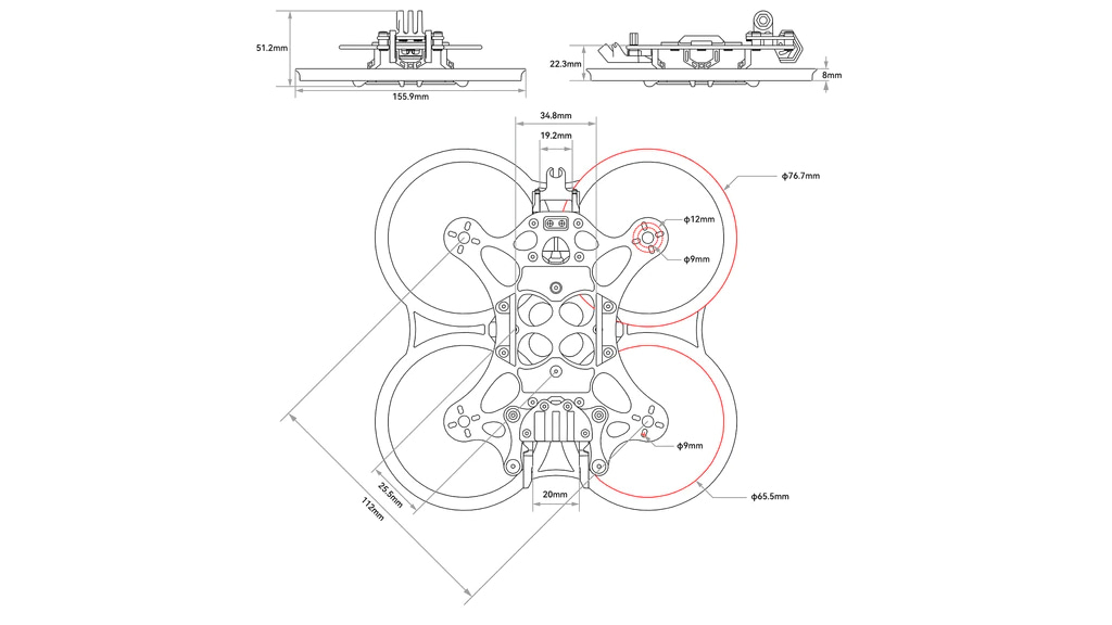 �˾���ũ  [BETAFPV] ������ Ŷ (Pavo25 V2) 2