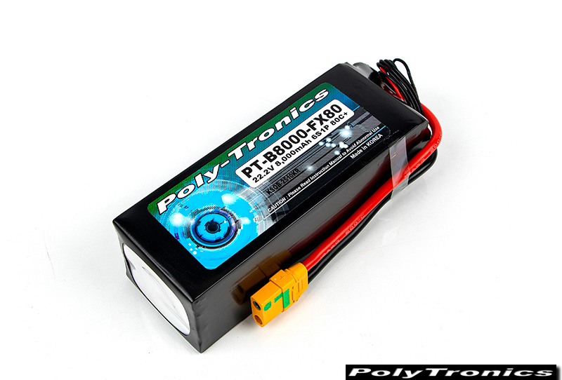 ¾Ë¾¾¹ðÅ© PT-B8000-FX80_6 PT-B8000-FX80 (22.2V, 6S1P, 80C /JST-XT/XT90S) ¸®Æ¬Æú¸®¸Ó ¹èÅ͸® - XT90 ¾ÈƼ½ºÆÄÅ© 2