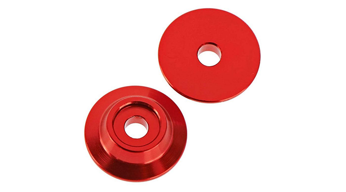 �˾���ũ ARAC9690 [ARRMA] AR320215 Wing Button Aluminum Red (2) 1
