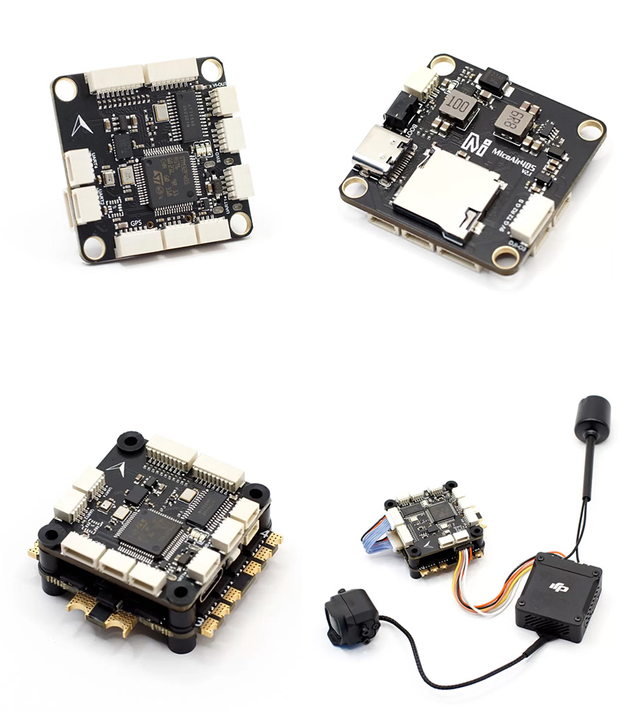 �˾���ũ MA405-ST [MicoAir] ���ڿ��� 405v2 �Ƚ�ȣũ ���� ��Ʈ�ѷ� + 50A 4in1 ESC ���� �޺� 2