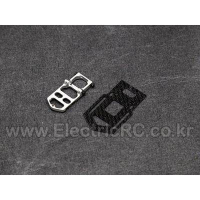 [TR] T-Rex250 DFC Metal Battery Mount Plate Set(Silver)