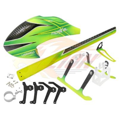 BLADE mCPXBL - G Fiberglass Fuselage Combo 07/w Aluminum Part (Use with CNC Frame)