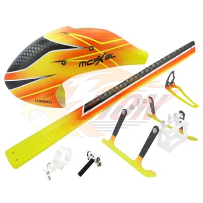 BLADE mCPXBL - G Fiberglass Fuselage Combo 09/w Aluminum Part (Use with Stock Frame)