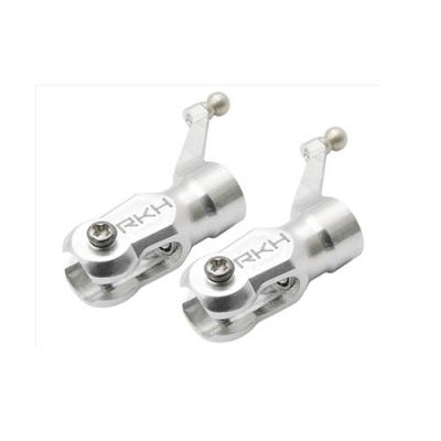 CNC AL Main Blade Grip Set (Silver) - Blade 180 CFX