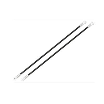 CNC AL Tail Boom Support Set (Silver) - Blade 180 CFX