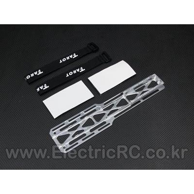 [TR] T-Rex600E PRO Metal Battery Mount (Silver)