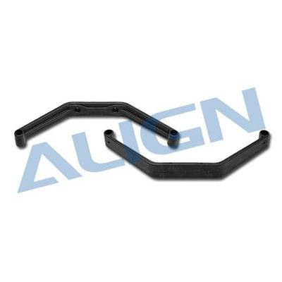 [ALIGN] T-Rex550E/600E/700E Landing Skid Set/Black(Universal Type)